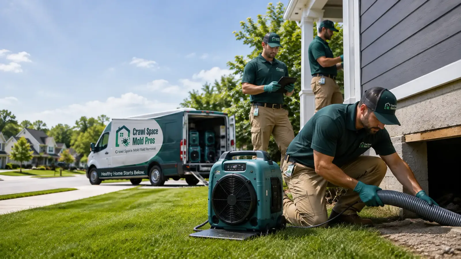 Crawl Space Mold Removal in Lowell, MI